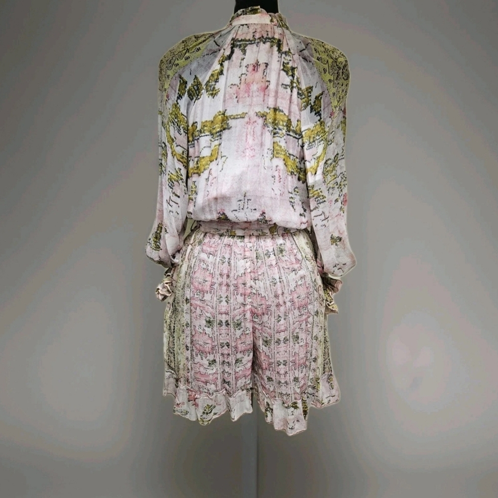 HEMANT & NANDITA Maya Patterned Women's Romper - Picture 7 of 17